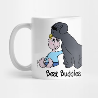 A Boy and his dog: best buddies Mug